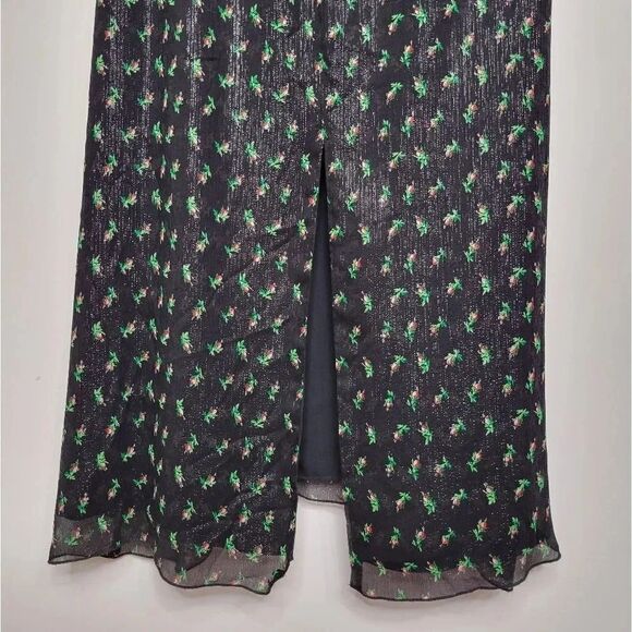 ⭐Rare⭐Anna sui floral chiffon maxi dress 2 - Picture 13 of 16